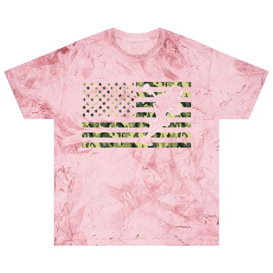 American Camo Flag Lacrosse American Flag Camo Blast T Shirts