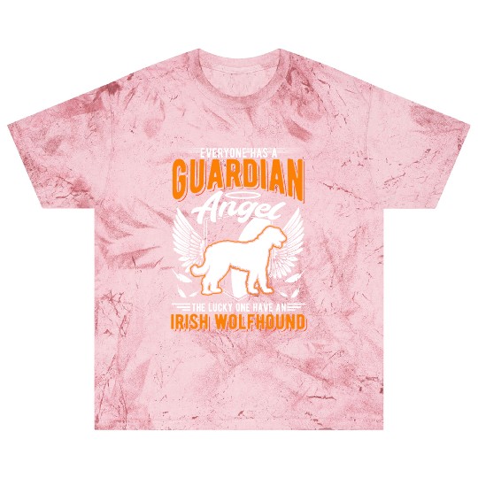 Irish Wolfhound Guardian Angel Blast T Shirts