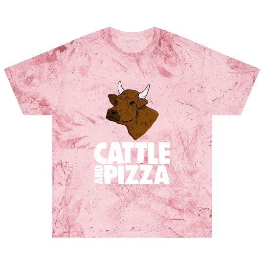 Cattle And Pizza Blast T Shirts