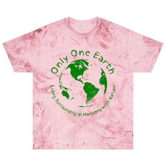 Only One Earth - dark green vintage design Blast T Shirts