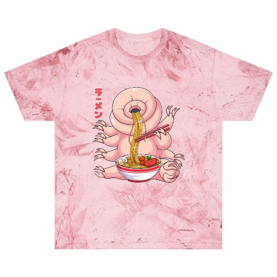 Kawaii Tardigrade Ramen Noodles Japanese Anime Noo Blast T Shirts