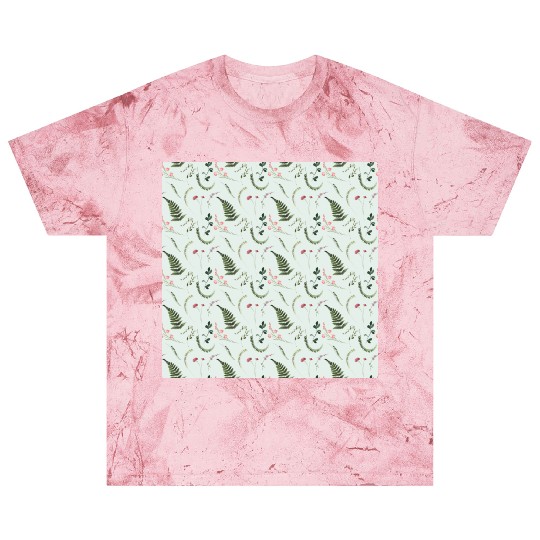 Watercolor Wildflowers Botanical Pattern Blast T Shirts