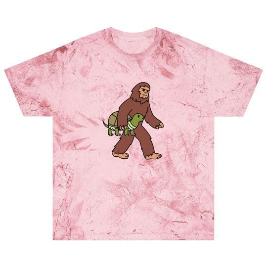 Bigfoot Sasquatch Walking Tortoise Blast T Shirts