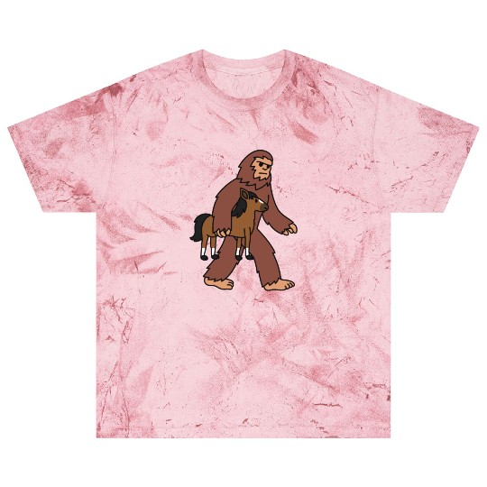 Bigfoot Sasquatch Walking Horse Blast T Shirts