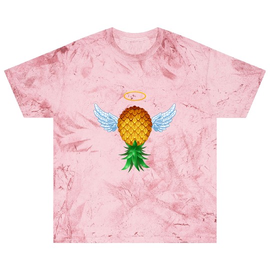 Cute Swinger Upside Down Pineapple Angel Wings Blast T Shirts