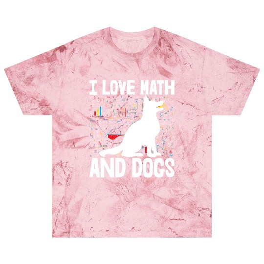 I Love Math & Dogs Blast T Shirts