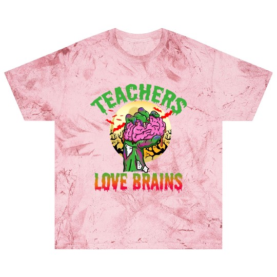 Teachers Love Brains For Halloween Blast T Shirts