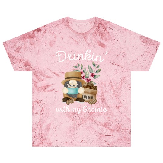 Coffee Gnome Drinking Funny Gnome Lover Blast T Shirts