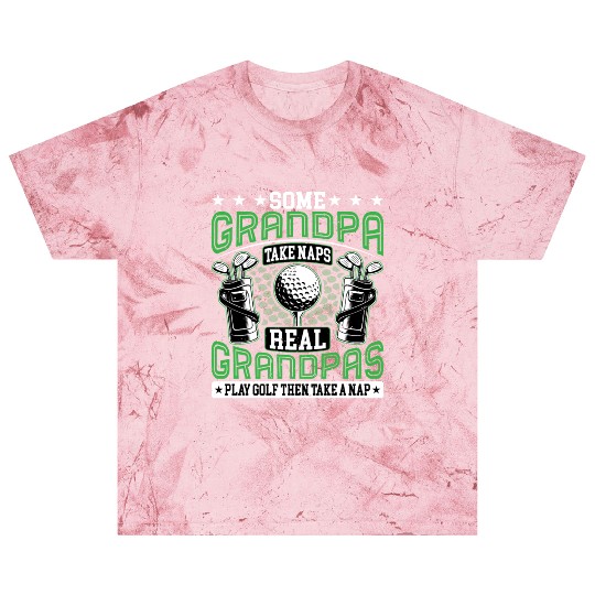 Real Grandpas Play Golf Golfer Golf Lover Grandad Blast T Shirts