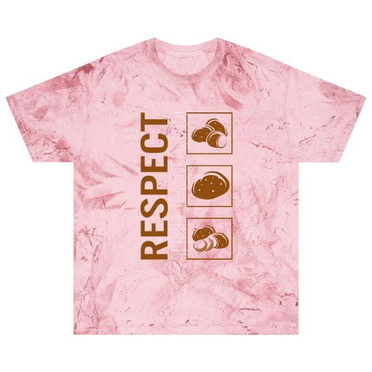 Potato Vegetable Blast T Shirts, Respect The Potato Blast T Shirts,