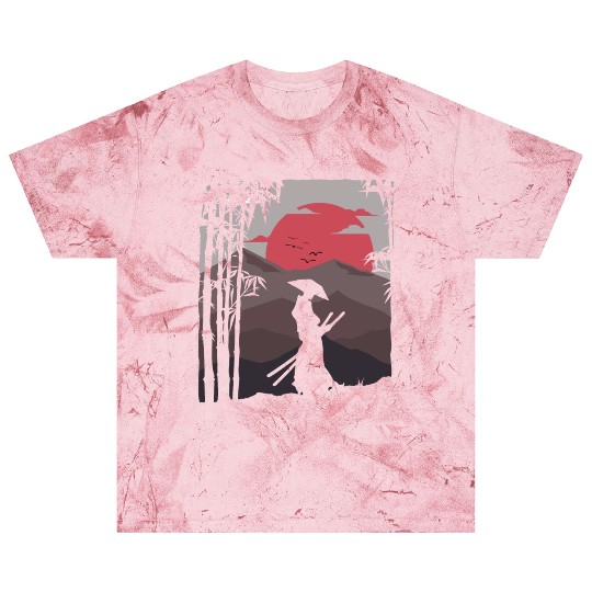 Artistic Samurai Sunset Bushido Nature Japanese Blast T Shirts