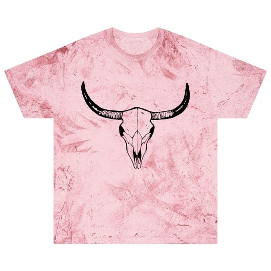 cow skull, long horn, texas Blast T Shirts