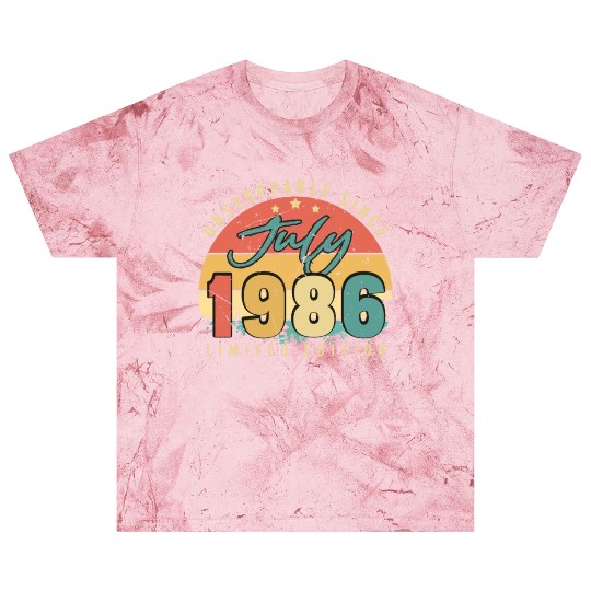 Building Year 1986 In July Blast T Shirts