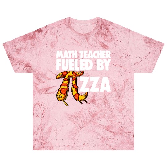 Math Teacher Fueled By Pizza Blast T Shirts