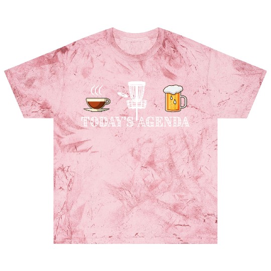Today's Agenda Coffee Disc Golf Beer Funny Gift Blast T Shirts