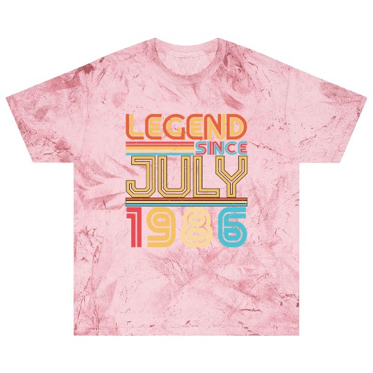 Birthday Greeting July 1986 Blast T Shirts