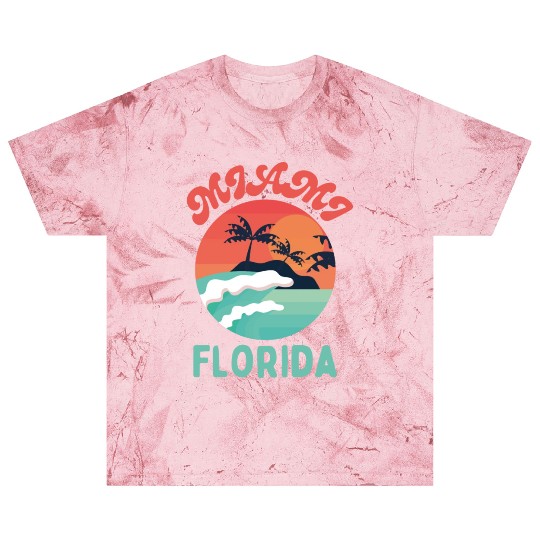 Vintage Miami Beach Florida Beach Tropical Summer Blast T Shirts