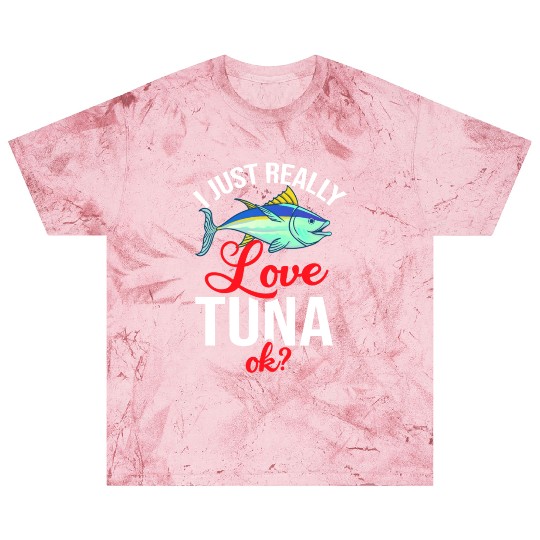 Red Tuna Fish Bluefin Fishing Salad Blast T Shirts