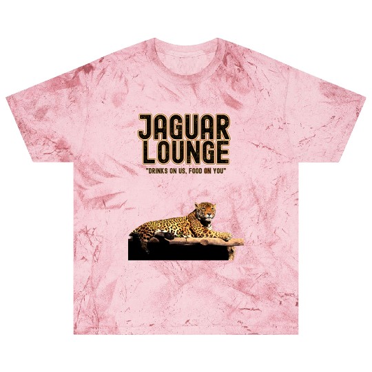 JAGUAR LOUNGE "Drinks On Us, Food On You" FUNNY Blast T Shirts