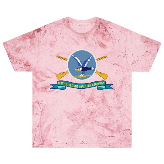 Army 188th Airborne Infantry Regiment w Br SSI Rib Blast T Shirts