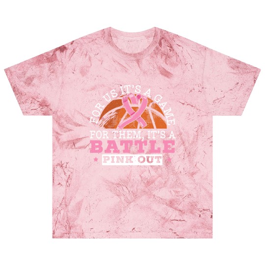 For Us It's A Game For Them It's A Battle Pink Out Blast T Shirts