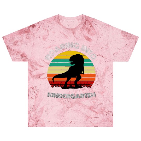 Roaring into Kindergarten Dinosaur Blast T Shirts