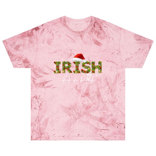 Irish Christmas Heartbeat Funny Ornaments Blast T Shirts