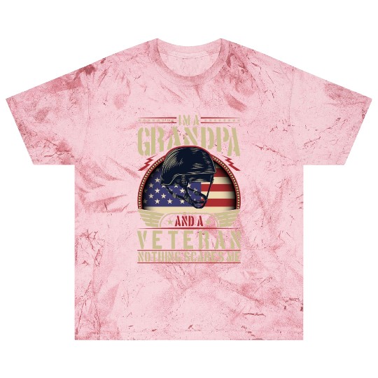 Veteran Grandpa US Patriotic Grandfather Blast T Shirts