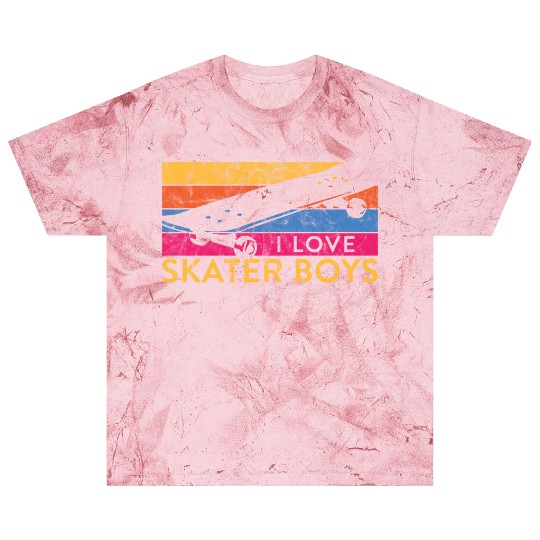 I Love Skater Boys Funny Skateboard Skateboarder Blast T Shirts