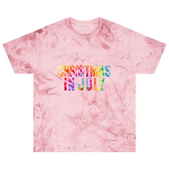 Christmas In July Xmas Tree Lights Santa Beach Blast T Shirts