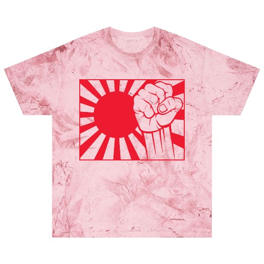 Japanese naval ensign and fist Blast T Shirts