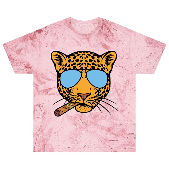 Jaguar with aviator sunglasses and Cuban cigar Blast T Shirts