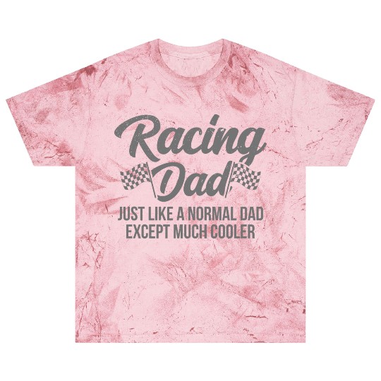 Pit Crew Checkered Flag Car Racing Dad Blast T Shirts