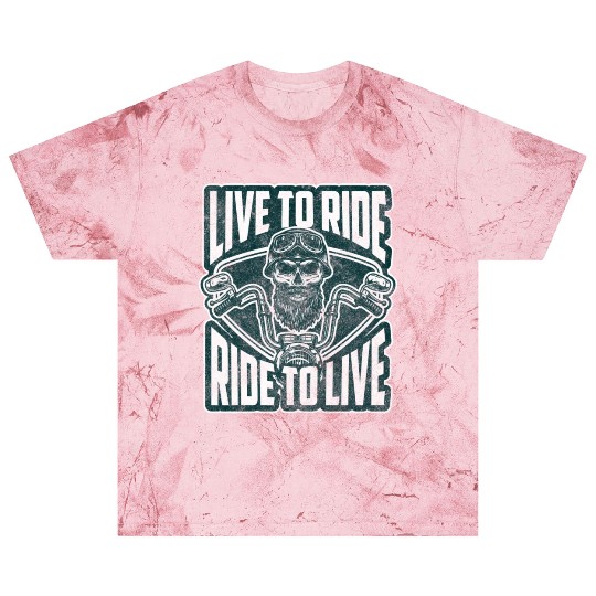Motorcyclist Hard Rock Cross Machine Two-Wheeler Blast T Shirts