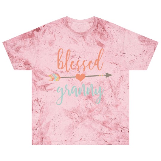 Cute Arrow Blessed Granny Announcement Blast T Shirts