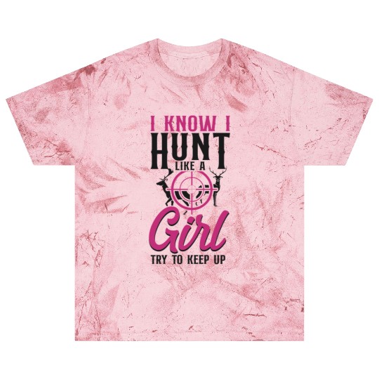 Buck Deer Hunting Hunter Girl Blast T Shirts