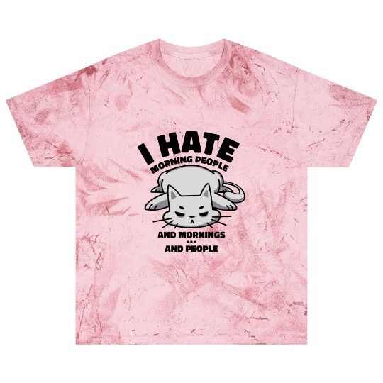 Funny cat design, hates the morning and the people Blast T Shirts