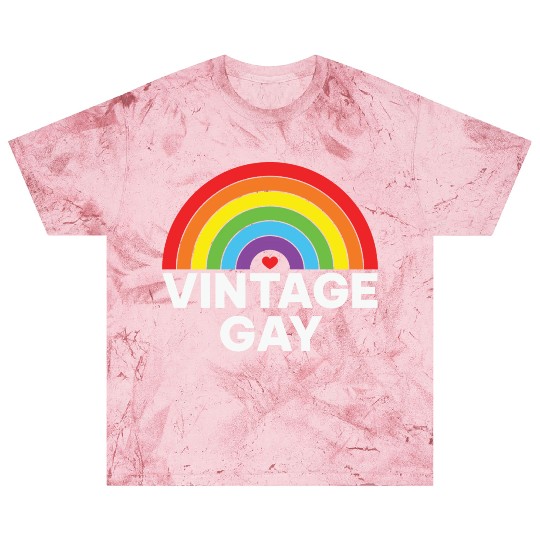 LBGT Flag Gay Pride Human Vintage Rainbow Blast T Shirts