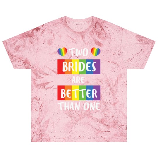 LBGT Flag Gay Pride Human Two Brides better than Blast T Shirts