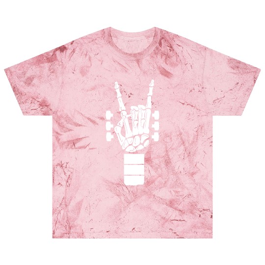 Metal Producer Skeleton Hand Guitar Blast T Shirts