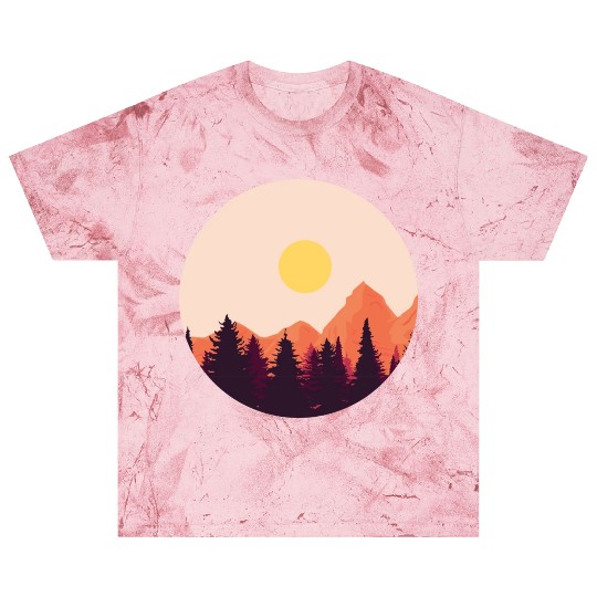 sunset horizon mountains Blast T Shirts