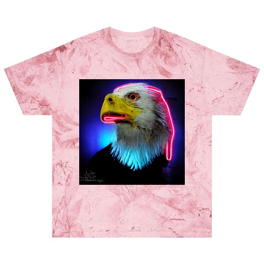 i love america neon bright lightsamerican eagle Blast T Shirts
