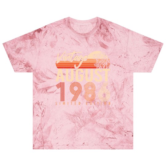 Year Of Construction 1986 In August Blast T Shirts
