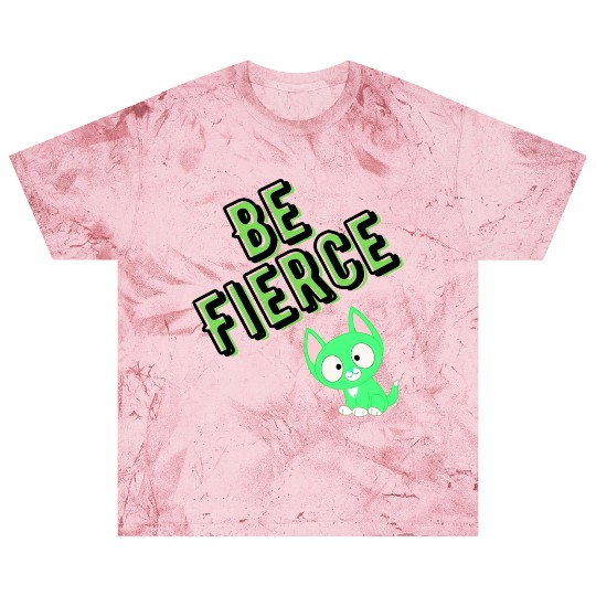 be fierce with cat green Blast T Shirts