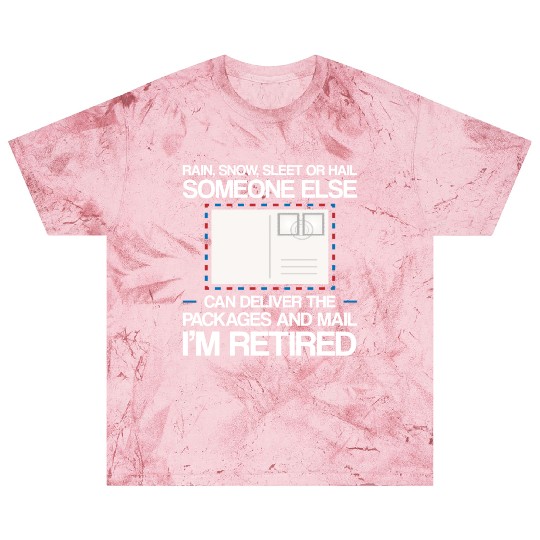 Retired Postal Worker Retirement Mailman Postman Blast T Shirts