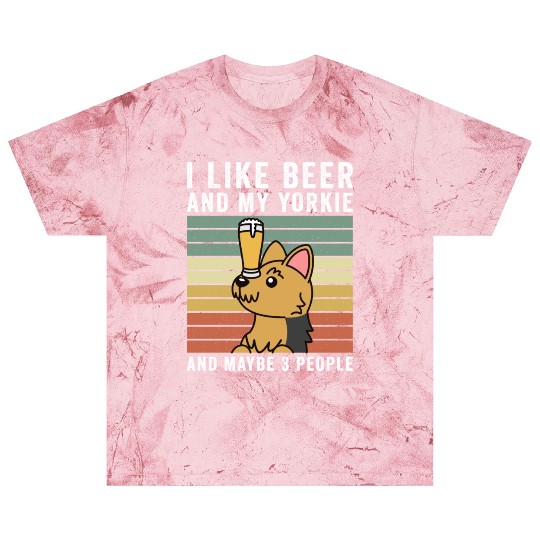 I Like Beer And My Yorkshire Terrier Blast T Shirts