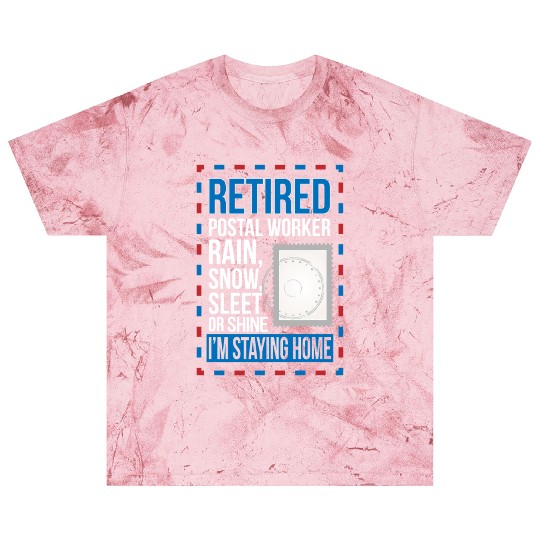 Retired Postal Worker Retirement Mailman Postman Blast T Shirts