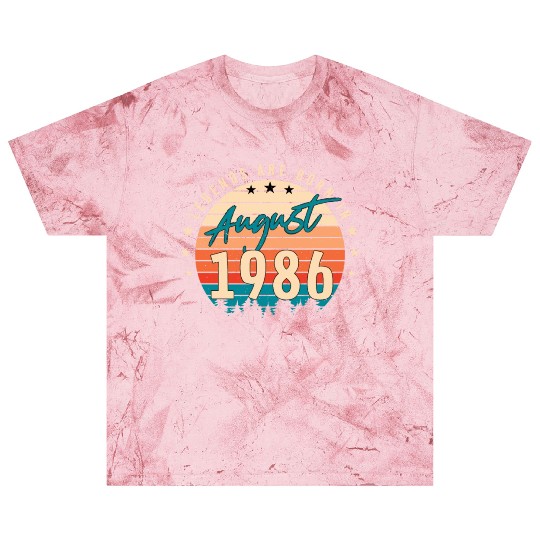 Born In 1986 In August Blast T Shirts