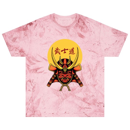 Samurai Mask Blast T Shirts