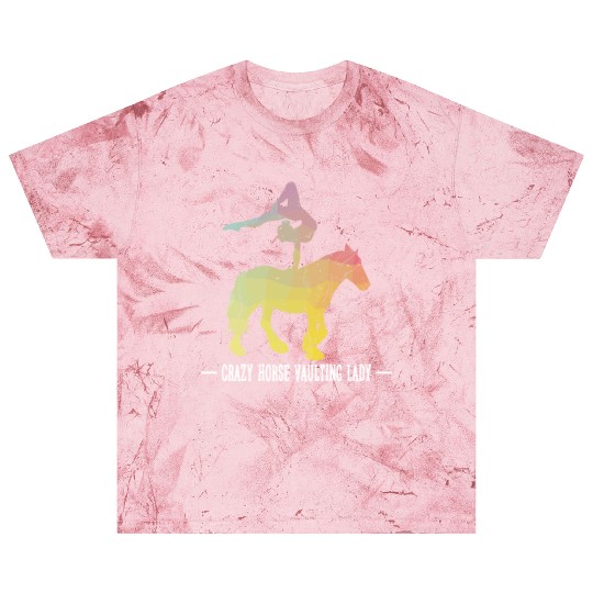 Crazy Horse Vaulting Lady Horseback Vaulting Blast T Shirts